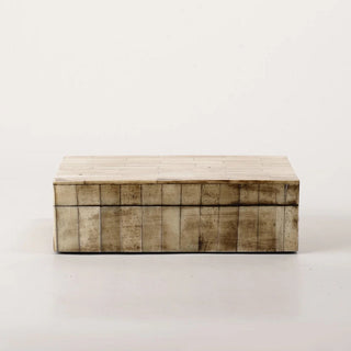 Inlaid Stain Bone Box detail - stained bone finish