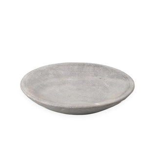 Large Marble Ravi Bowl - hand-carved natural grey marble decorative bowl