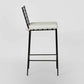 Iron Outdoor Barstool Black