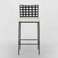 Iron Outdoor Barstool Black