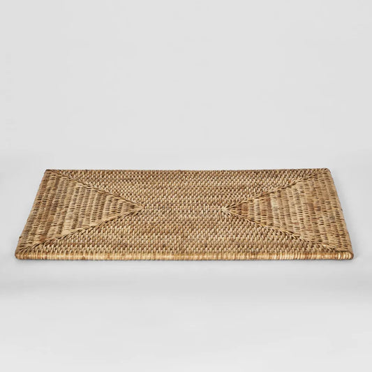 Rattan Rectangle Placemat Natural