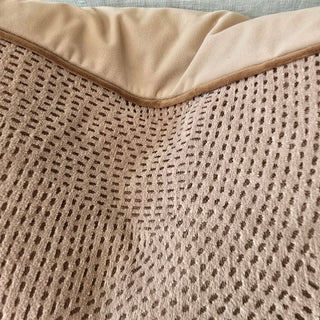 Chocolate Dot Lumbar Cushion