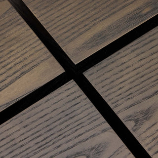 Tama side table in chocolate and honey finish – view 6