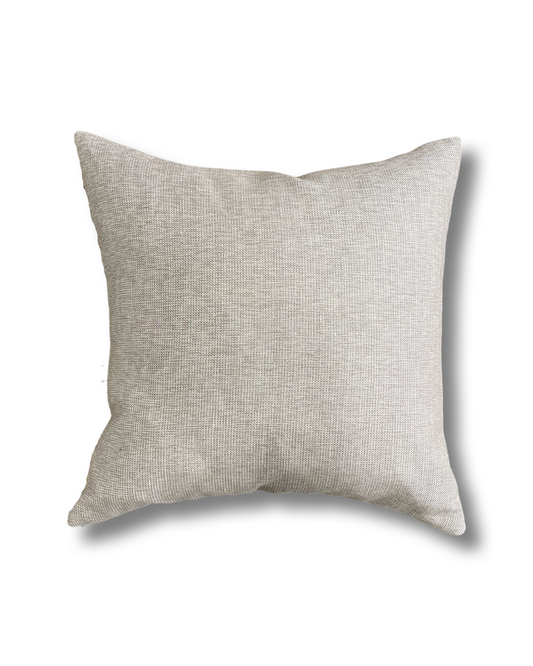 Soft Grey Micro Check Cushion