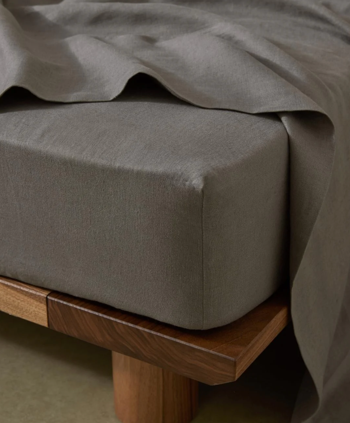 Ravello Fitted Sheet - Charcoal