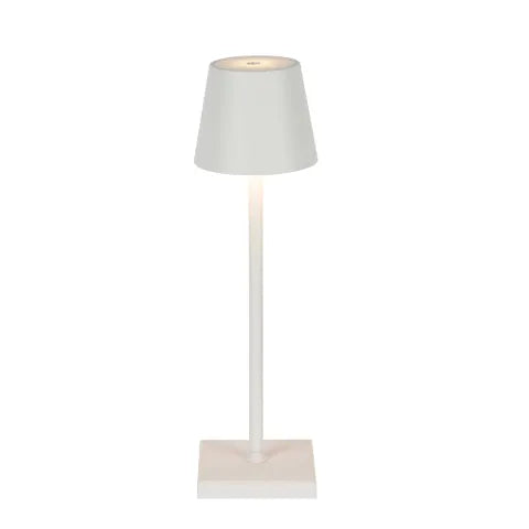 Rechargeable Touch Dimming Table Lamp White