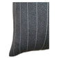 Pinstripe Charcoal Cushion