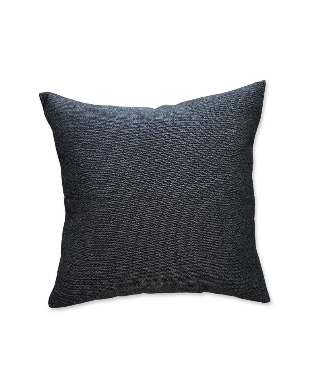 Black and Tan Basketweave Cushion